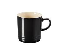 LE CREUSET Taza mediana de cerámica de gres, 0, 2 L, Negro Oynx, 70303201400099