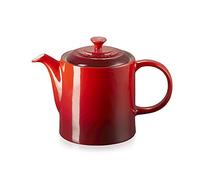 Le Creuset Tetera Grand de cerámica de gres, 1, 3 litros, para 4 tazas, Cereza, 70703130600000