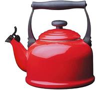 Le Creuset Tetera Traditional, Acero esmaltado, 2, 1 L, Cereza, 40102020600000