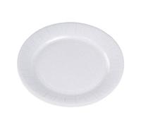 Le NAPPAGE ARTS DE LA MESA 100 Platos de cartón blanco, 1 º precio FSC® - Diámetro: 23 cm