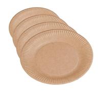 Le NAPPAGE ARTS DE LA MESA 50 platos kraft de cartón FSC® - 23 cm (Paquete de 4)