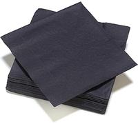 LE NAPPAGE ARTS DE LA TABLE 40 servilletas de guata 40 x 40 cm, 3 capas, color negro FSC