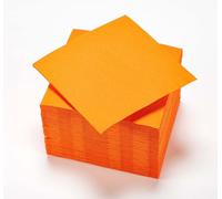 LE NAPPAGE ARTS DE LA TABLE 50 servilletas micrograbadas 24 x 25 cm 2 V 100% Nature Naranja - FSC, 71310