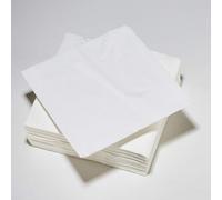 Le Nappage - Servilletas de papel de 3 capas - Color Blanco - Servilletas de papel certificadas FSC® - Reciclables y Biodegradables - Formato 25 x 25 cm - Set de 50 Servilletas Blancas (Paquete de 6)