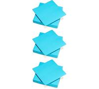 Le Nappage - Toallas de Papel Tex Touch - Turquesa Azul - Toallas Certificadas FSC® - Reciclables y Biodegradables - Set de 40 Servilletas de Mesa de Gran Formato Turquesa Azul 38 x 38 cm