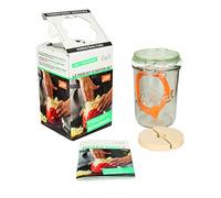 Le Parfait 44839 - Tarro de cristal para fermentar (750 ml, incluye cuaderno de recetas)