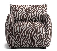 Le Petite Sillón Zebra/Marrón/Blanco
