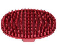 Le Salon Cepillo de Goma Almohazar para Razas de Pelo Corto, Rojo, 1 Unidad (Paquete de 1)