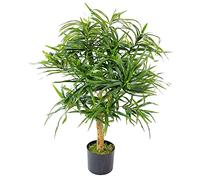 Leaf AZ-FICUS - Árbol de ficus Artificial Realista, 100 cm, estaca Dracaena de 100 cm, 100 cm