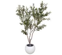 Leaf Design UK - Maceta Decorativa Artificial, 200 cm XL, Olivo, 200 cm