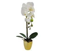 Leaf Design UK - Orquídea Artificial Realista en Maceta