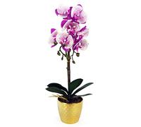 Leaf Design UK - Orquídea Artificial Realista en Maceta