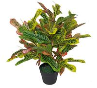Leaf Hoja Artificial Codiaeum Multicolor casa Planta, 65cm (LEAF-7082)
