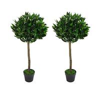 Leaf Hoja de orquídea Artificial, Verde, 90cm (3ft) Set 2UND