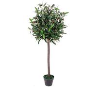 Leaf Hoja de orquídea Artificial, Verde Oliva, 90cm (3ft)