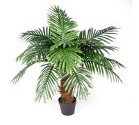 Leaf Palmera Artificial de Princesa, Tronco marrón de 100 cm