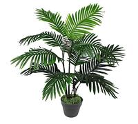 Leaf - Palmera, Tipo Areca, Artificial, de 90 cm, Planta de tamaño Grande, Color Verde