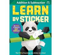 Learn by Sticker: Addition and Subtraction: Use Math to Create 10 Baby Animals!: 1
