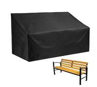 LearnLyrics Funda para banco de jardín, funda a prueba de desgarros, protector de asiento exterior, sofá de jardín