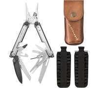 Leatherman ARC Multiherramienta 20 en 1 con Funda Heritage de Cuero y Kit de Puntas (42) - Cuchilla MagnaCut y Tecnología FREE