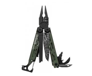 Leatherman ste-832692 alicate multiusos signal en color topo verde con
