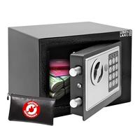 LEBENLANG 5L Caja fuerte pequeña para el hogar - In olsa ignifuga | Para documentos & llave de emergencia I caja fuertes empotrable mueble caja fuerte con cerradura de combinación Mini safe