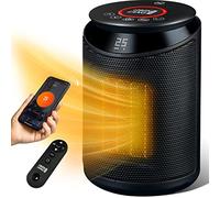 LEBENLANG Calefactor ceramico & Silencioso 2000W - Control App & WiFi | Ahorro energético I Calefactor Bajo Consumo Radiador Electrico I Calentador Electric ceramic space heater fan