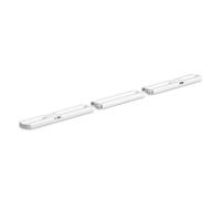 Lechuza - Accesorios para balconera 80 - 100 blanco, 74 x 5,5 x 2 cm, soporte para caja de balcón, 19015