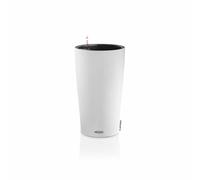 Lechuza Jardinera Cilindro Blanco 13 L Kit Completo