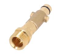 Lecreatekit Adaptador de bayoneta de latón M22 rosca macho para Nilfisk para lavadora a presión rápida, conector de manguera de alta presión de hasta 140 bar