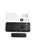 Lecreatekit Cerradura de puerta inteligente para ttlock, cerradura invisible de madera con aplicación y control de tarjeta IC, compatible con Bluetooth, construcción ABS