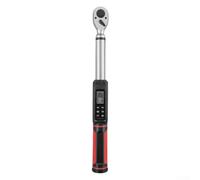 Lecreatekit Llave dinamométrica digital de 1/4 3/8 1/2 pulgadas tipo clic ajustable con almacenamiento de modo pico 10-135 Nm para kit de lengüeta de neumático de rueda (10 mm 2.02-135 N.m)