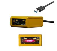 Lector de Códigos de Barras, Profesional, Fijo USB, Pequeño, 1D/2D, Lector de Códigos de Barras, Avanzado con Carcasa Metálica,Código QR, Aztec, MaxiCode, DataMatrix HD201