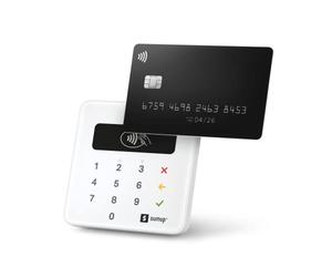Lector De Tarjetas Portátil Sumup Air-Pago con Tarjeta De Débito, Crédito, Apple, Google Pay y más- Terminal Móvil con Tecnología RFID NFC- Pago con Solo Acercar Su Tarjeta-Teléfono O Chip & Pin