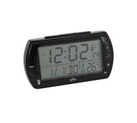 LecWec Reloj Despertador, Negro, pequeño/normall