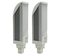 LED ATOMANT 2x Bombilla LED PL G24 7W 2 pin Color Luz Frio 700lm