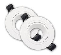 LED ATOMANT 2x Marco Empotrable GU10 Blanco Orientable 30º