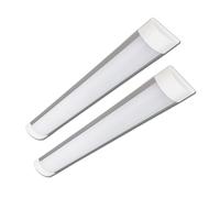 LED ATOMANT Pack 2x Pantalla Luminaria LED integrado, 60cm 20W, CCT (Selector de Color Blanco Calido, Neutro y Frio), 2000 lumenes