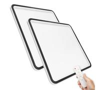 LED ATOMANT 2x Plafon LED Negro Marco Luz Indirecta 50x50cm 36W CCT