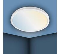 LED ATOMANT 2x Plafón LED Redondo Superficie 40cm 42W CCT 3000-6500K IP44 | 3050 Lumenes, Diametro 400mm