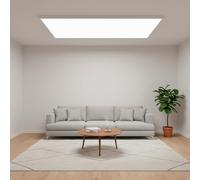 LED ATOMANT 2x Plafon LED Superficie 120x60cm 96W CCT 3000-6500K 11500lm | Con Selector de color CCT, Driver incluido