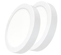 LED ATOMANT 2x Plafon LED Superficie 220mm 20W Color Luz Calida 1800lm | Color Blanco Calido 3000K, Driver incluido