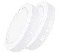 LED ATOMANT 2x Plafon LED Superficie 220mm 28W Color Luz Calida 2500lm | Color Blanco Calido 3000K