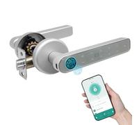 LED ATOMANT 4x Cerradura Inteligente Puerta Huella Codigo Tarjeta y Llave