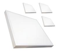 LED ATOMANT 4x Plafon LED Superficie 60x60cm 48W CCT 3000-6500K 5500lm | Con Selector de color CCT, Driver incluido
