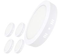 LED ATOMANT 5x Plafon LED Superficie 220mm 28W Color Luz Calida 2500lm | Color Blanco Calido 3000K