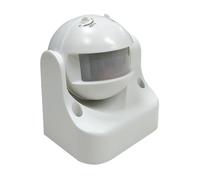 LED ATOMANT Detector de Movimiento Infrarrojos Orientable Superficie, Sensor Lumínico Regulable, Alcance 6m, Ángulo Detección 180º, Compatible con Bombillas y Luminarias LED, Ideal para Interiores,