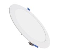 LED ATOMANT Downlight LED Panel Extraplano Redondo 225 mm 20 W, 1800 lúmenes, corte estándar 205 mm, driver incluido, diseño ultrafino, instalación empotrada, ideal para techos de escayola, clase de