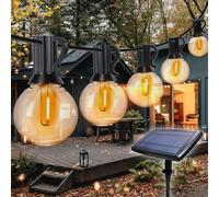 LED ATOMANT Guirnalda de Luces LED Solar de 7,6m 4 Modos 25 Bombillas IP45 | Mando a distancia