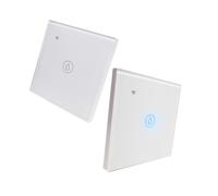 LED ATOMANT Interruptor Inteligente WiFi de Cristal para Caldera/Calentador de Agua. Control con la app Smart Life/Tuya, compatible con Alexa y Google Home. Fácil instalación, diseño elegante, táctil,
